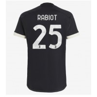 Juventus Adrien Rabiot #25 Tretí futbalový dres 2023-24 Krátky Rukáv